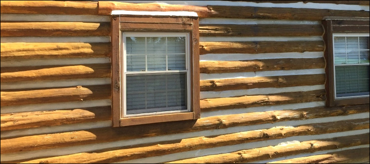 Log Home Whole Log Replacement  Midland,  North Carolina